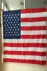 Fashion Broidered Stars and Stripes Sous cousu drapeau 3 x 5 pi 210d Oxford Nylon en laiton œillet American Flag2243124