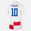 2024 NEW Croatia Soccer Jersey 2025 Euro cup Republika Football shirts MODRIC KOVRCIC MAJER KROZOVIC fans Player Men Kids Sets Kit Tops and shorts 1998 PROSINECKI