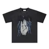 NEU RHUDE THIRTS Designer T-Shirts für Männer und Frauen trendige Marke Kleidung Mode Shorts Zrh004 Blitzhandwasch