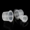 Lieferungen 1000pcs S/M/L Plastikmikroblading Tattoo Ink Cups Pigmentkappen Tattoo Color Cup Einweghalter Zubehör Lieferungen