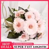 Decorative Flowers Artificial Flower Natural Color Delicate Feel Fake Sunflower Wedding Decoration Carnation Strong Sense Of Hierarchy