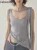 Tank da donna Casual Halter Women con slim short gilet Design Sense Top Corean Fashion Abbigliamento Camiseta Sin Mangas Sexy Para Mujer