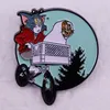 Enfance Cartoon Cat Mouse ENAMEL PIN D'ENFANCE MALIAGE FILM FILMES CITATIONS BROOC