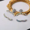 20style luxe klassieke designer Stud -oorbellen Diamant Brand Letter Earring voor vrouwen Charm Wedding Geschenken Sieraden Accessoire Hoge kwaliteit Hoge kwaliteit