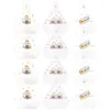 Ensembles de vaisselle 150 PCS Sacs d'emballage Triangle Rice Ball Japonais Onigiri Wrapper Easy Tear Emballage jetable
