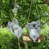 Figurine decorative Koala Figurina DECINT APPUGGIO DECORSO DEL GARDENO DECORAZIONE Orso Swing Animal Crafice Outdoor Ciondolo