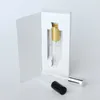 Opslagflessen 20 stks 10 ml parfumfles met geschenkdoos geanodiseerde aluminium spuitglas draagbare proef proefvoorstelling voor cosmetische container