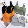 Yoga-outfit Ademend Anti-Sweat Gevoerde Bra Sports Shock Proof Vest Underwear For Women Gym Running Fitness Training