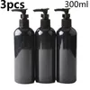 Liquid Soap Dispenser 3pcs 300mL Empty Lotion Pump Bottle Shampoo Refillable Water Bathroom Portable Dispensers