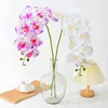 Decorative Flowers 3D Printing 9-head Phalaenopsis Simulation With Adhesive Feel Orchid Wedding Flower Arrangement And Decoration