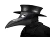 Nieuwe pest Doctor Masks BEAK DOCTOR MASK MASK Lange neus Cosplay Fancy Mask Gothic Retro Rock Leather Halloween Beak Mask2949360