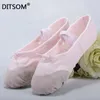 Chaussures de danse Toe en cuir Ballet pour les femmes pour enfants ganters doux yoga fitness gym twist danse 22-44