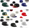 Ball Caps Mens honkbal gemonteerde hoeden klassieke zwarte kleur hiphop chicago sport volledig gesloten ontwerp cs honkbal c Cheau stitch hart c240413