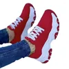 Scarpe casual 2024 Sneaker da donna in tela da donna Lace-up femminile vintage Platform Zapatillas Mujer