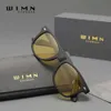 Солнцезащитные очки Wimn Brand Fashion UV400 Мужчины солнцезащитные очки для защиты глаз поляризация TAC Lens Holens Высококачественные спортивные очки TR90 24412