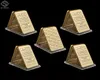 5pcs UK REPLICA FINA GOLD 999 1 OUNCE TROY JOHNSON MATTHEY REFINEUR ASSIERS CRAFT BARCOIN Collectible3755884