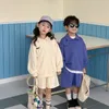 衣料品セット2024年春夏男の子と女の子バック漫画ベアプリント服