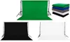 Solid Black White Green Screen Chromakey Backdrop Cotton Po Studio Backgrounds Muslin Backdrops for Pography 10x20ft273f6526931