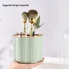 Storage Boxes Container Useful Eco-friendly Strong Construction Rotating Cosmetic Brush Box Household Products