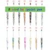 Pens 28pcs Flower Beadable Pens Diy Beaded Ballpoint Pens Plastic Beaded Pen School Office Stationery Student Teacher Gift Pens