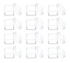 Geschenkverpackung 12pcs Clear Acrylquadratische Würfel Candy Box Treat Boxes Container für Hochzeitsfeier Babyparty -Gefälligkeiten Verpackung Casegift7438765