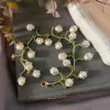Beaded Mori Lily Of The Valley Baroque Fresh Water Pearl Bracelet Cool Wind Light Luxury Simple Accessories 230422 Drop Delivery Jewel Otskw