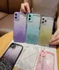 Luxus Blingfolie Glitzer Hartes PC TPU -Hüllen für iPhone 14 13 12 11 Pro Max XR XR XS 8 7 6PLUS STAR Gradient Transparent Confetti Sequ8942273