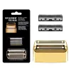 Shavers Replacement Foil and Cutters for BaBylissPRO Barberology FXFS2 Double Foil Electric Shaver,Replacement Head,Gold