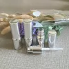 Opslagflessen 50 stks/perceel 10 ml hoge temperatuur verzilverde hervulbare lege atomiser spuit parfum flesglas container