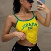 Y2k estética brasil tank top mulher feminino sem mangas