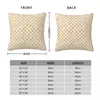 Pillow Cream Parchment Check Throw Anime Girl Sofa