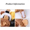 Cat Carriers Hat Bear Shaped For Christmas Protective Pet Dogs Cosplay Head Wear Winter Warm Costume Accessories Supplies