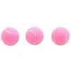 6st Pack Pink Tennis Balls Wear-Resistenta Elastic Training Balls 66mm Ladies Nybörjare Practice Tennis Ball för Club 240411