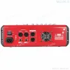 ミキサーMICWL 4チャネルパワーミキサー1000WプリアンプパワーアンプミキシングコンソールUSB 48VファントムBluetooth Red Sound Mixer 110V 220V