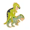 Dinozaur zagraj broszkę urocze filmy anime Gry Hard Enomel Pins Zbieraj kreskówki broszka plecak worka na czapkę kołnierzy