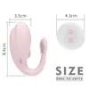 Telecomando doppi vibratori per coppia indossabile a forma di dildo vibratore g punto stimolatore clitoride giocattoli sexy per donna