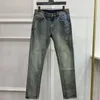 uomini jeans designer pantaloni maschile tasche primaverili lettere di denim pantaloni lavati jeans dritti pantaloni di alta qualità