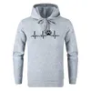 Sweatshirts vestes pour hommes pour hommes sweatshirt chien motif de patte imprimé mode décontracté à manches longues à capuche à capuche printemps automne streetwear streetwear mâle 240412