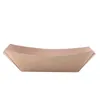 Take Out Containers Carton Ship Shape Party Kraft Paper Lunch Salad Food Disposable