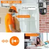 IP-kameror 8MP WiFi PTZ Camera Outdoor 4K Dual Lens Dual Screen Auto Tracking IP Camera CCTV Two-Way Audio Video Surveillance P2P ICSEE/XM 240413