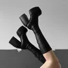 أحذية غير رسمية 2024 عارية وولف Sassy Stretch Platform أحذية السكر الجوارب التوابل Boot Sasha Sin Slad Naughty Slucky Cowboy