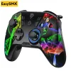 Gamepads EasySMX Arion 9110 Wireless Gamepad Joystick PC Controller with 4 Programmable Buttons Turbo Vibration for PS3/Android TV Box/NS