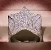 Real S925 Sterling 2 Carats Natural Moissanite Ring для женщин Хип -хоп мужчины Anillo Silver 925 Ювелирные кольца De Bizuteria5594733