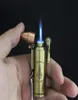 Nylig cigarettändare kula Form Butane Gas Windproect Jet Torch Flame Slipning Hjul Cigar Lighter Keychain Pendant9667431