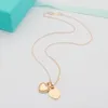 Women Necklace Love Heart Designer Gioielli Collana Gift WOMENS MENS LUGO DI GIOITÀ DI LUGO LETTURA GOLD GOLD CATURA DONNA SCHEDA METALLA