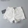 Shorts femininos shorts femininos 2023 shorts jeans de verão para mulheres jeans pretos Jer White Jer White Ripped Y2K Streetwear 240329 C240413