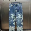 Projektant Mężczyźni dżinsy męskie dżinsy Summer Thin American Loose Proste Pants 2023 Nowa wiosenna i jesienna marka mody European European