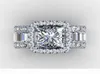 Vintage Lovers Court Ring 3ct Diamond 925 Sterling Silver Engagement Wedding Band Ring For Women Men Men Finger Jewelry Gift4052352