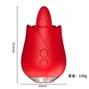 Rose dance egg tongue licking suck vibrator female erotic masturbation massager female erotic masturbation device 240401