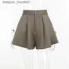 Dames shorts shorts shorts gtpdpllt hoog wacht wijd pueer vrouwen bodem casual losse a-line short broek dames vrije tijd zomer vintage c240413